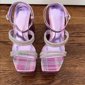 Circus by Sam Edelman Pink Plaid Heels